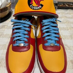 NIKE AIR FORCE 1 AND MATCHING HAT Colorful Men's Sneakers.